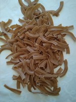 tagliatelle, whole grain dicoccum flour,organic